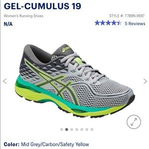 NWOB ASICS Gel Cumulus 19 Running Shoes